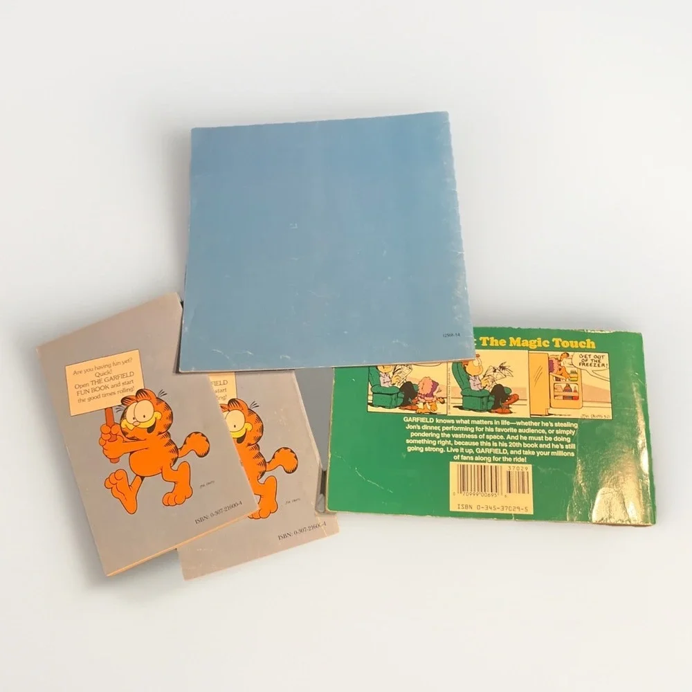 Vintage Garfield‎ Book Lot of 4 - Takes Up Space, The Big Star, Fun Books